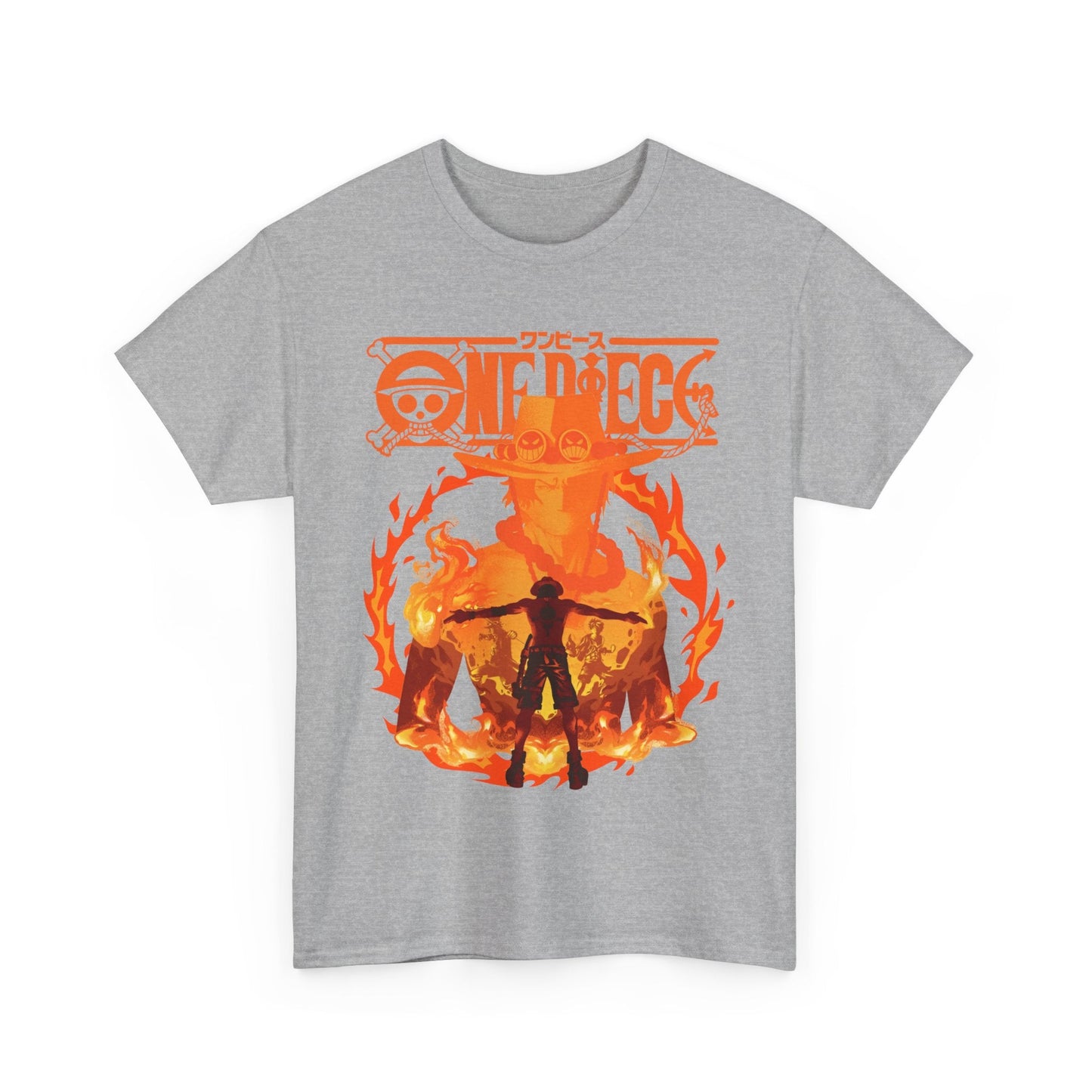 Portgas D. Ace T-Shirt 100% Cotton – One Piece Anime Shirt for Fans