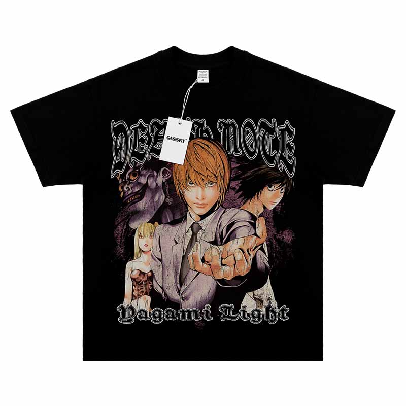 Popular Anime cotton T-shirt for men and women