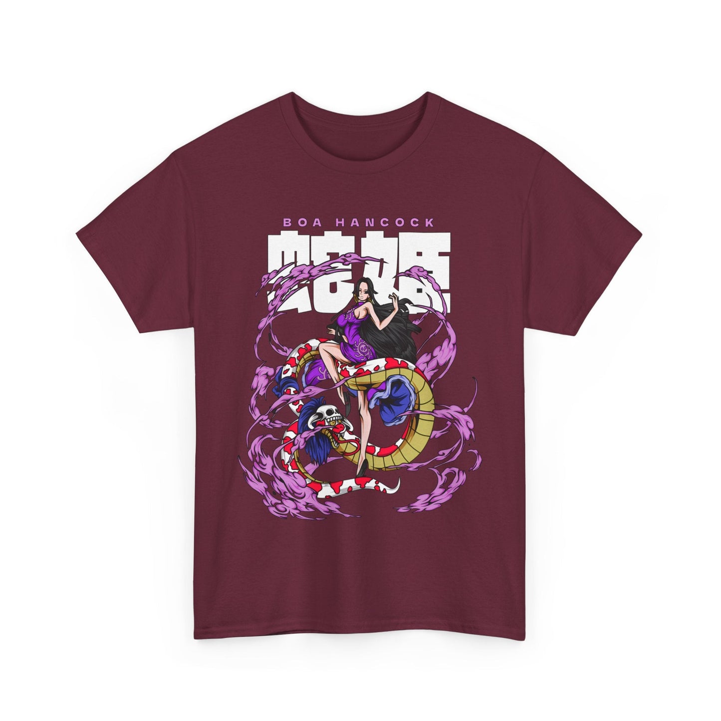 Boa Hancock T-Shirt – 100% Cotton One Piece Anime Tee for Fans