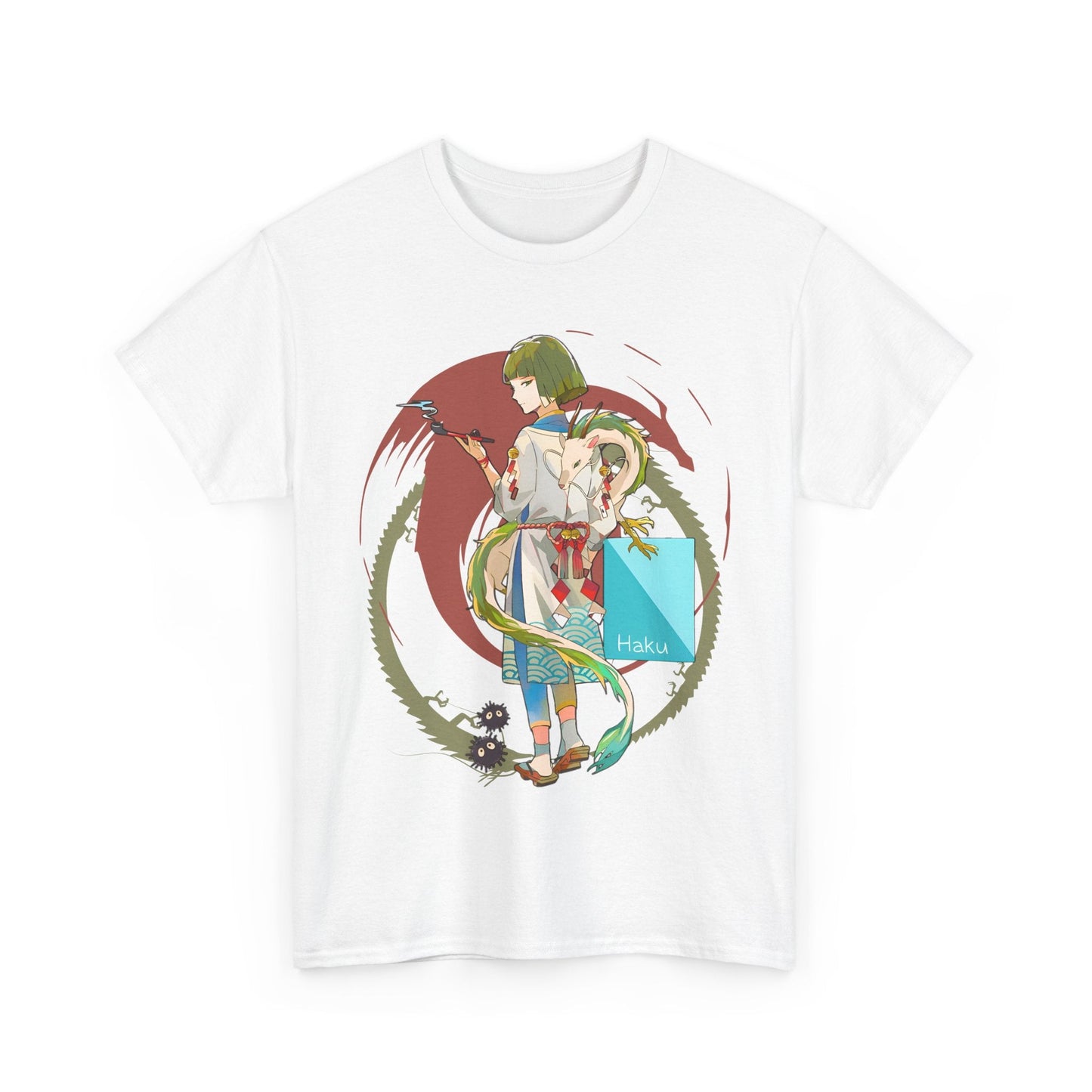 Haku Spirited Away T-Shirt – 100% Cotton Studio Ghibli Tee for Anime Fans and Ghibli Lovers