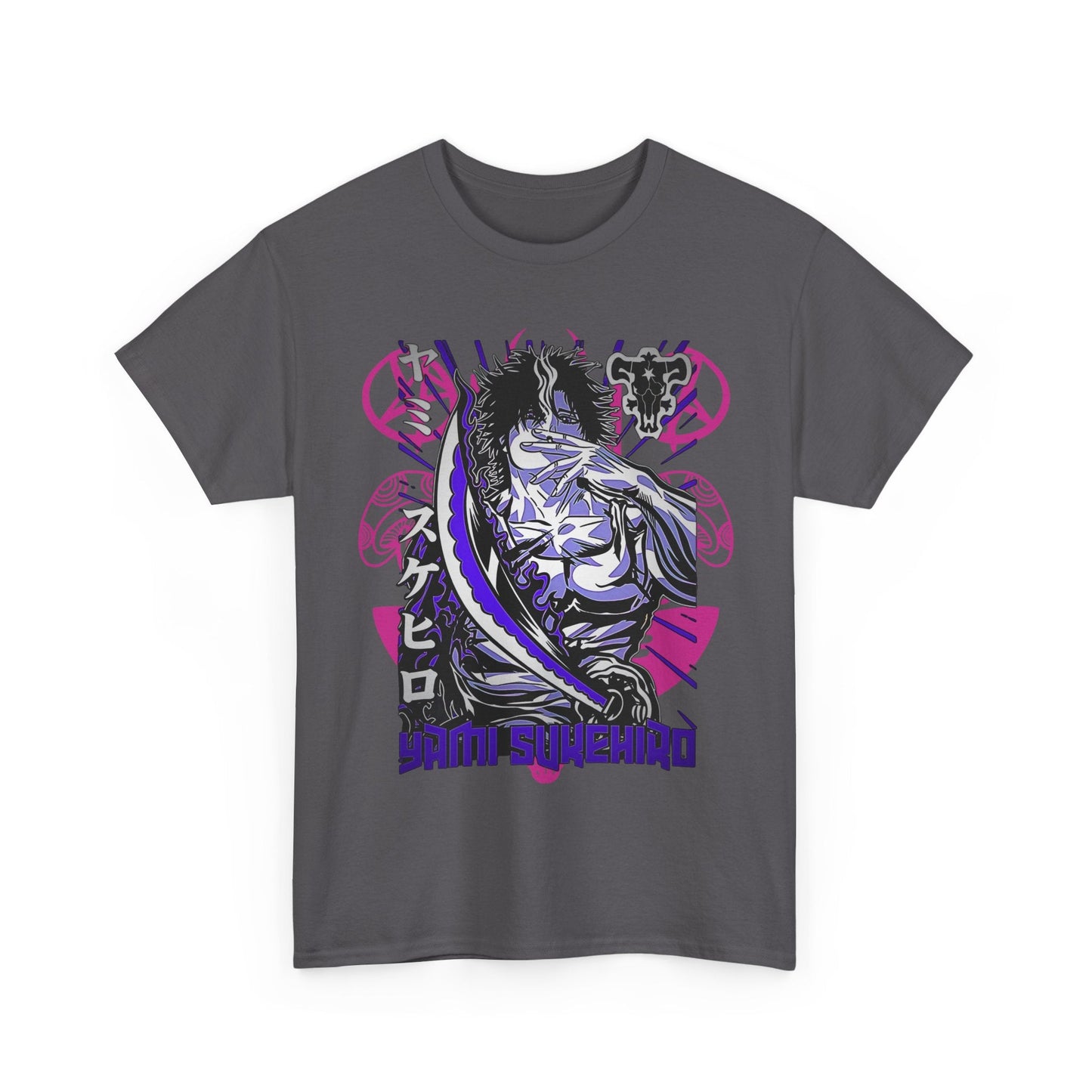 Yami Sukehiro Black Clover T-Shirt – 100% Cotton Anime Tee for Shonen Fans