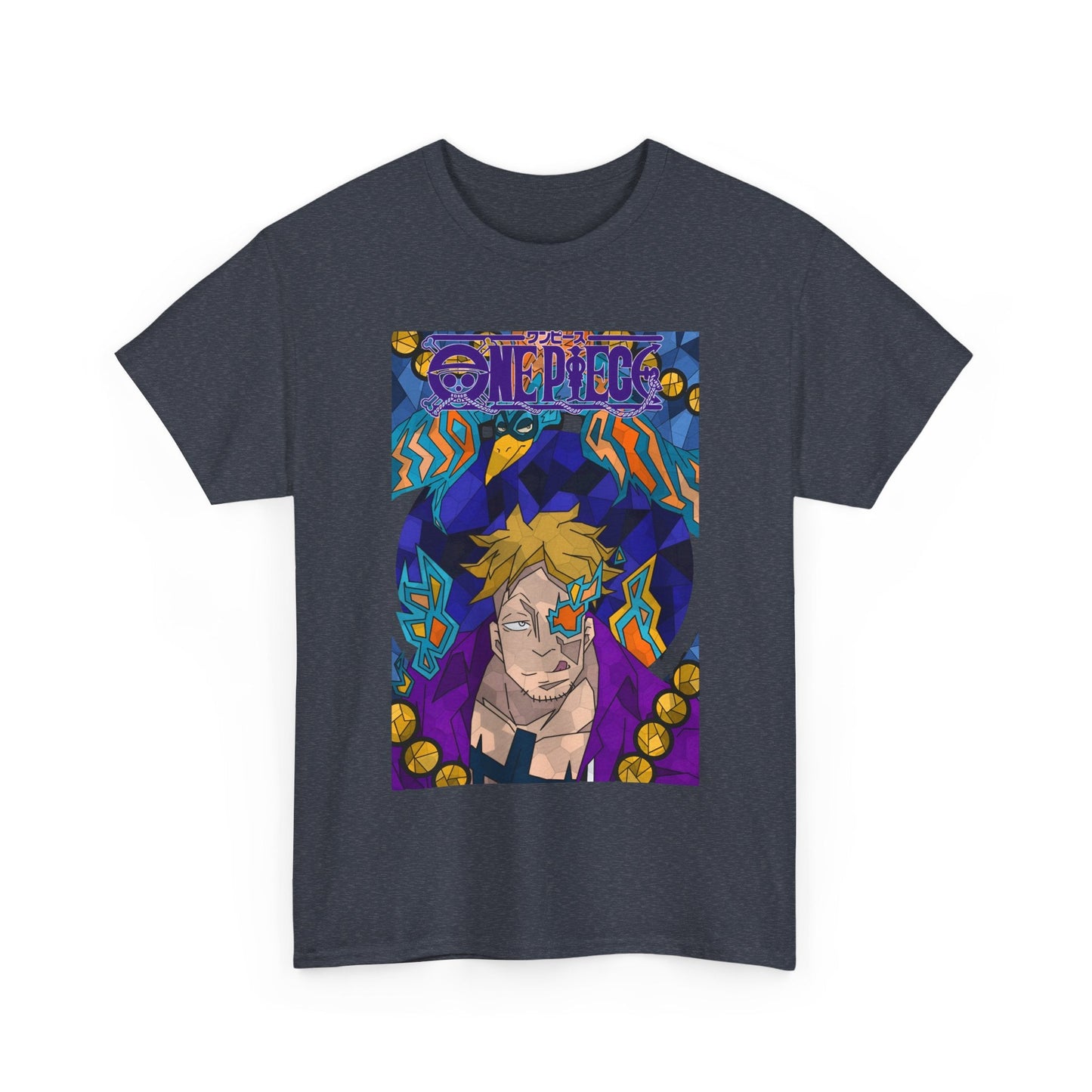 Marco the Phoenix One Piece T-Shirt – 100% Cotton Anime Tee for One Piece Fans