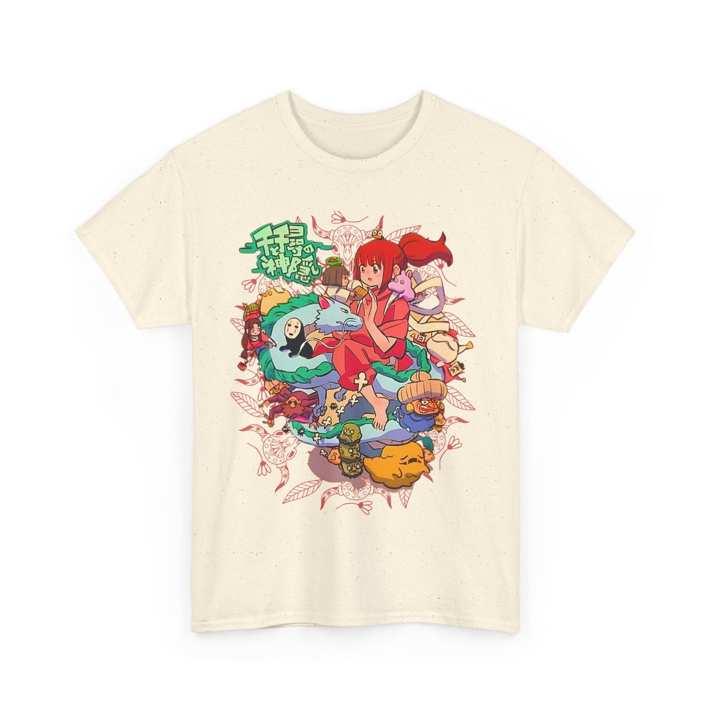 Spirited Away T-Shirt – Chihiro & Haku | 100% Cotton Gildan 5000 | Studio Ghibli Anime Tee