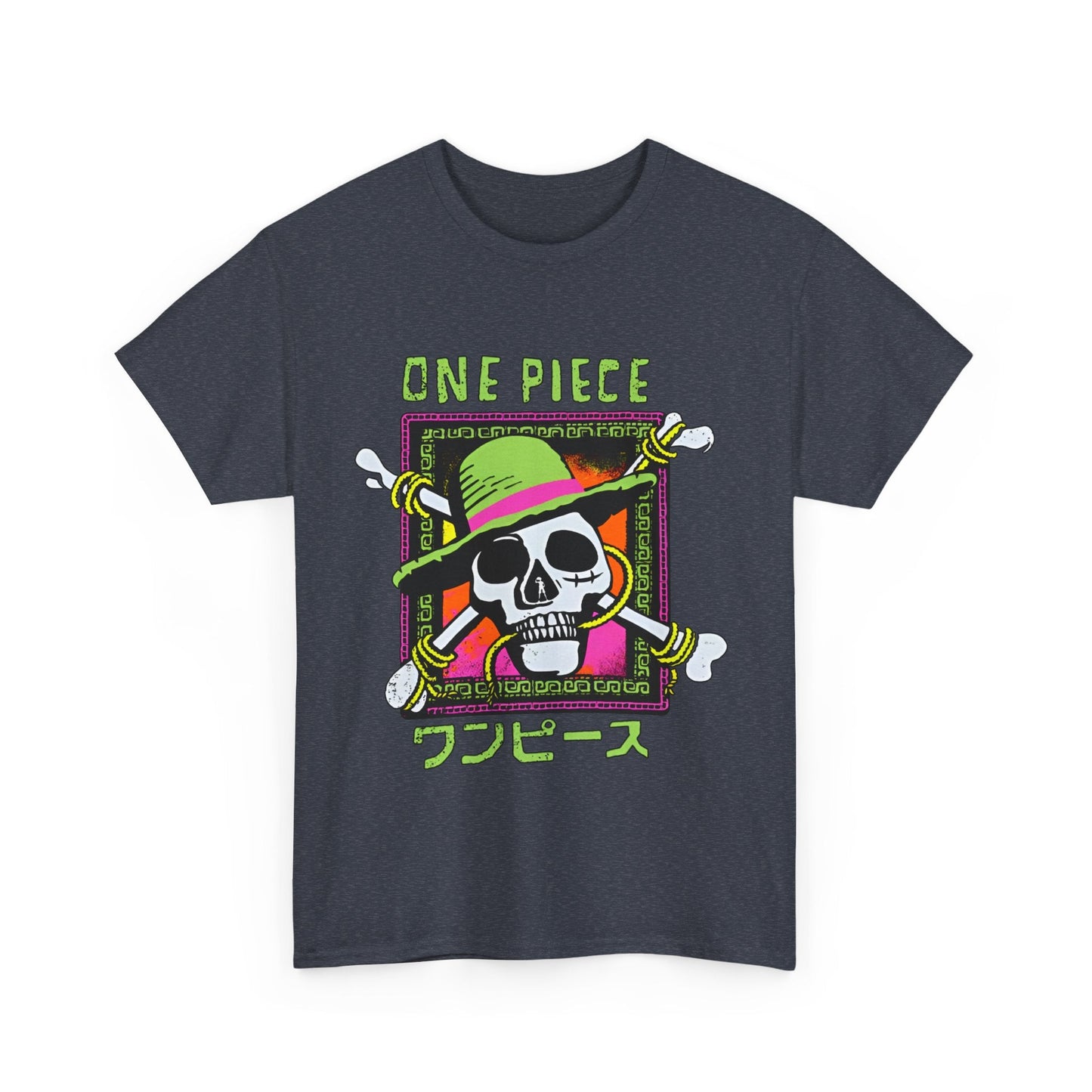 "Straw Hat Pirates One Piece T-Shirt – 100% Cotton Anime Tee for True Fans"