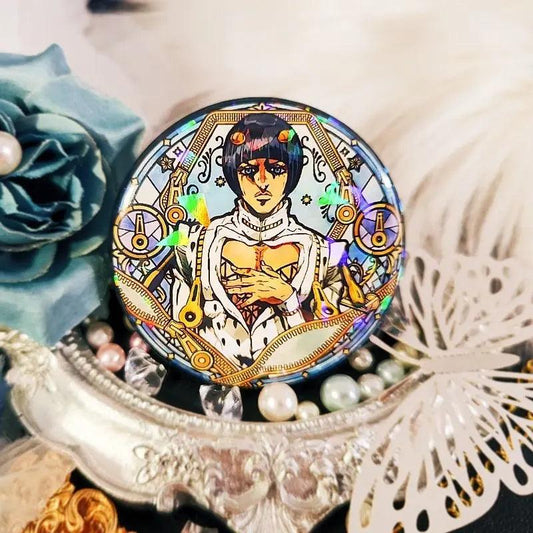 JOJO's Bizarre Adventure Barji Giovanna Bucciarati Badge - Limited Edition