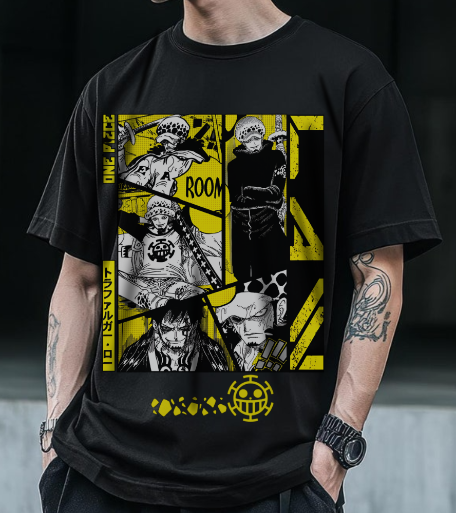 Trafalgar Law One Piece T-Shirt – 100% Cotton Anime Tee for True Fans
