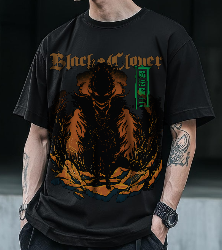Black Clover Mythology T-Shirt – 100% Cotton Anime Tee for Magic & Legends Fans