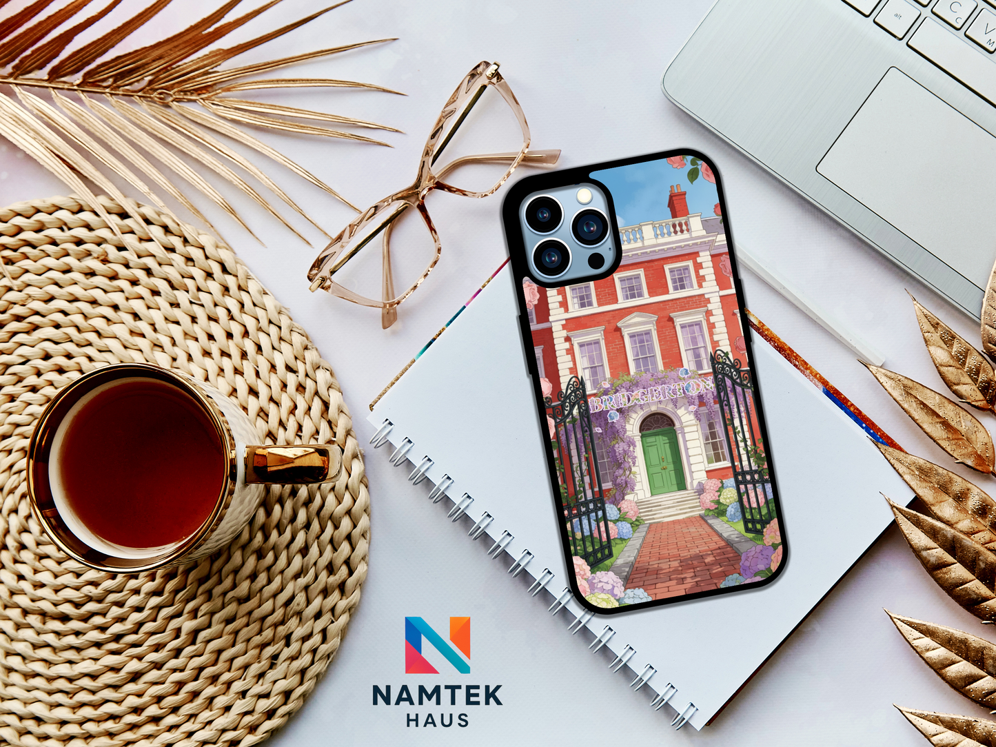 Bridgerton House Floral Mobile Phone Case