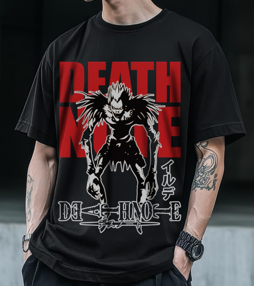 Ryuk Shinigami Death Note T-Shirt – 100% Cotton Anime Tee for Fans of the Dark God of Death