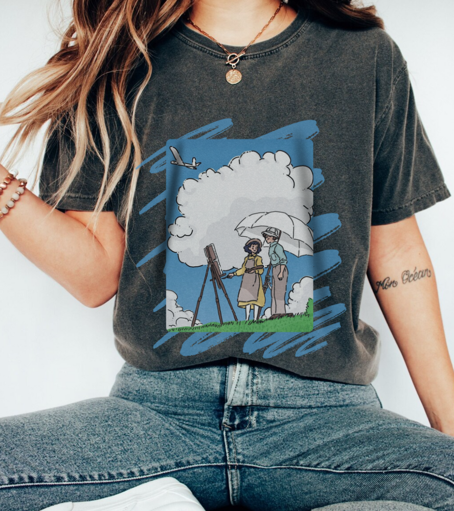 The Wind Rises Studio Ghibli T-Shirt – 100% Cotton Anime Tee for Ghibli Fans