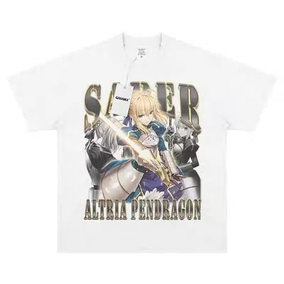 Popular Anime cotton T-shirt for men and women