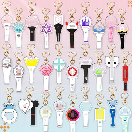 K-pop group support keychains
