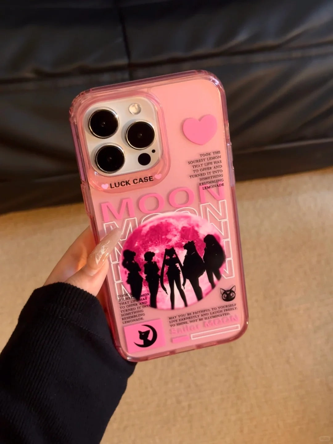 Pink Sailor Moon Case