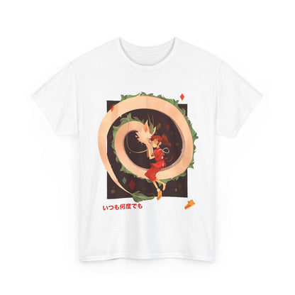 Spirited Away Love T-Shirt – 100% Cotton Studio Ghibli Tee for Anime Fans