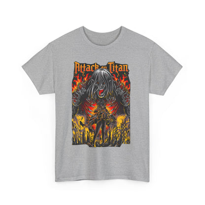 Eren Jaeger T-Shirt – 100% Cotton Attack on Titan Anime Tee