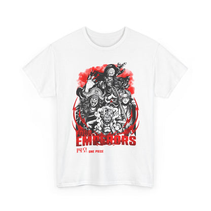 Four Emperors One Piece T-Shirt – 100% Cotton Anime Shirt Featuring Yonko Legends