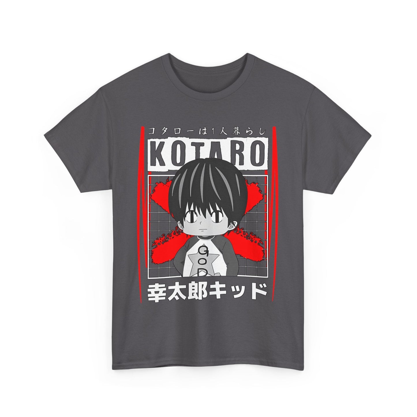 Kotaro Lives Alone T-Shirt – 100% Cotton | Cute Anime Tee for Fans of Kotaro’s Story