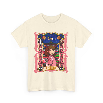 Spirited Away Chihiro T-Shirt – 100% Cotton Studio Ghibli Tee for Anime Fans