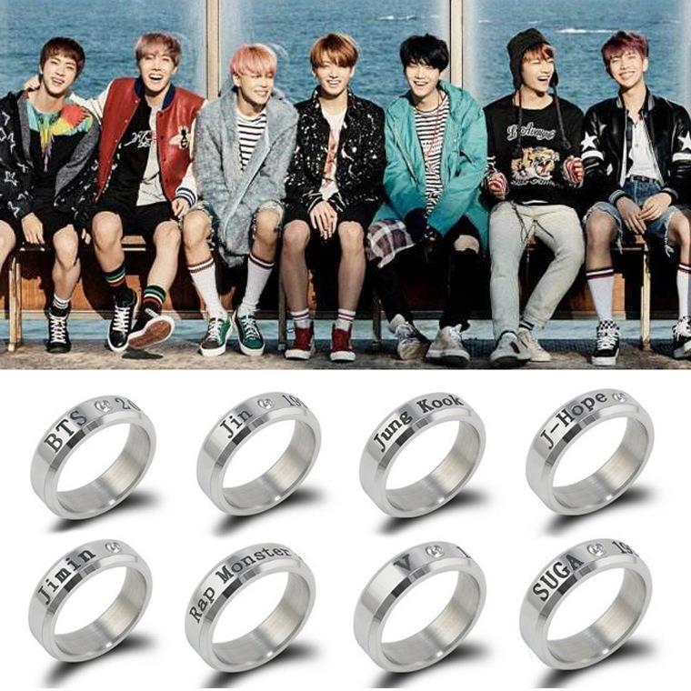 BTS Sterling Silver Ring