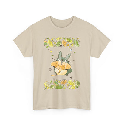 Totoro Flowers Dream T-Shirt – 100% Cotton Gildan 5000 | Studio Ghibli Aesthetic Anime Tee