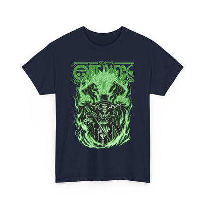 Brook One Piece T-Shirt – 100% Cotton Anime Tee for Soul King Fans