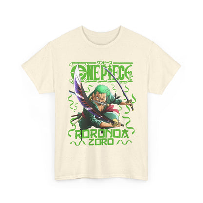 Roronoa Zoro Sword T-Shirt – 100% Cotton One Piece Anime Tee for True Fans