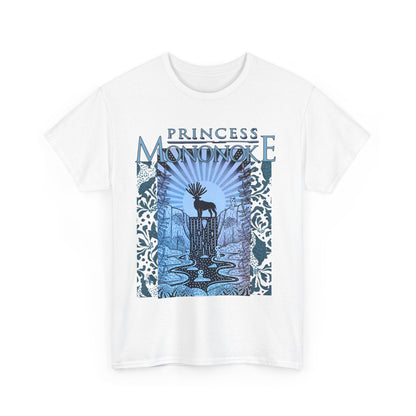 Mononoke Princess Forest Spirit T-Shirt – 100% Cotton Studio Ghibli Inspired Anime Tee