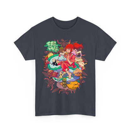 Spirited Away T-Shirt – Chihiro & Haku | 100% Cotton Gildan 5000 | Studio Ghibli Anime Tee