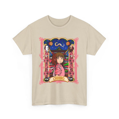 Spirited Away Chihiro T-Shirt – 100% Cotton Studio Ghibli Tee for Anime Fans