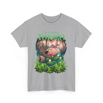 My Neighbor Totoro Dream T-Shirt – 100% Cotton Anime Graphic Tee for Studio Ghibli Fans