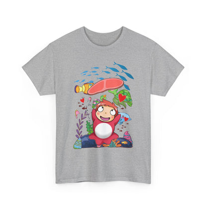 Studio Ghibli Characters Sketch T-Shirt – 100% Cotton Anime Tee Featuring Hand-Drawn Ghibli Icons