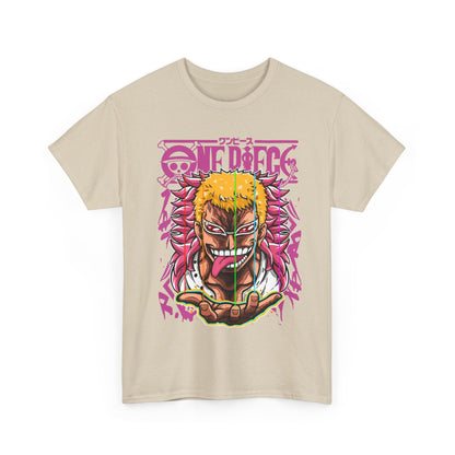 Donquixote Doflamingo T-Shirt – One Piece 100% Cotton Anime Tee for True Villain Fans