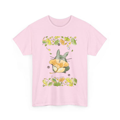 Totoro Flowers Dream T-Shirt – 100% Cotton Gildan 5000 | Studio Ghibli Aesthetic Anime Tee