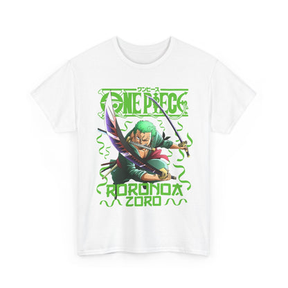 Roronoa Zoro Sword T-Shirt – 100% Cotton One Piece Anime Tee for True Fans