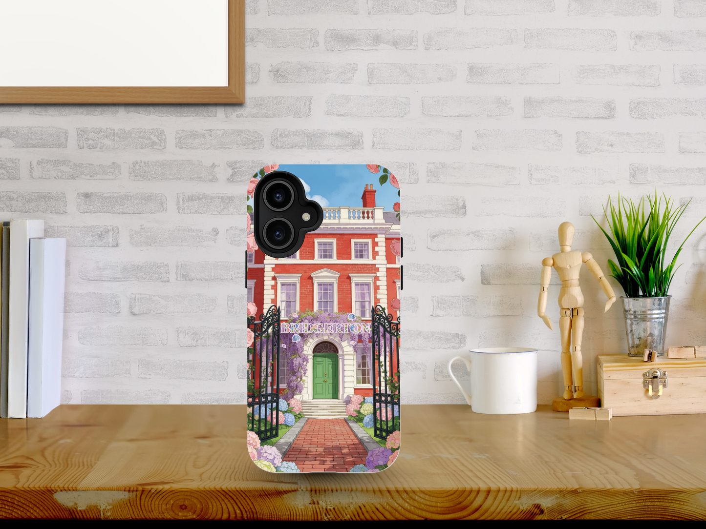 Bridgerton House Floral Mobile Phone Case
