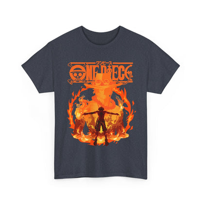 Portgas D. Ace T-Shirt 100% Cotton – One Piece Anime Shirt for Fans