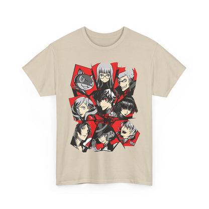 Persona 5 Video Game T-Shirt – 100% Cotton | Stylish Phantom Thieves Anime Tees