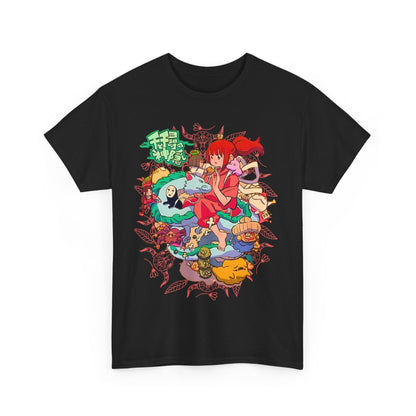 Spirited Away T-Shirt – Chihiro & Haku | 100% Cotton Gildan 5000 | Studio Ghibli Anime Tee