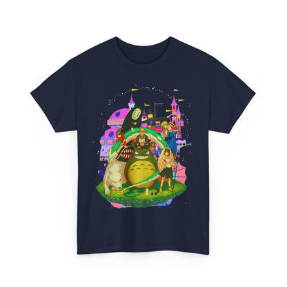 Hayao Miyazaki Characters T-Shirt – 100% Cotton Studio Ghibli Anime Tee