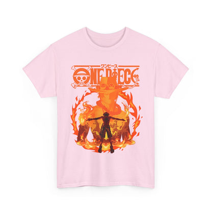 Portgas D. Ace T-Shirt 100% Cotton – One Piece Anime Shirt for Fans