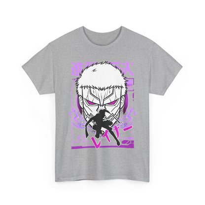 Reiner Braun T-Shirt – 100% Cotton Attack On Titan Anime Tee for AOT Fans