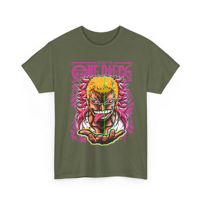 Donquixote Doflamingo T-Shirt – One Piece 100% Cotton Anime Tee for True Villain Fans
