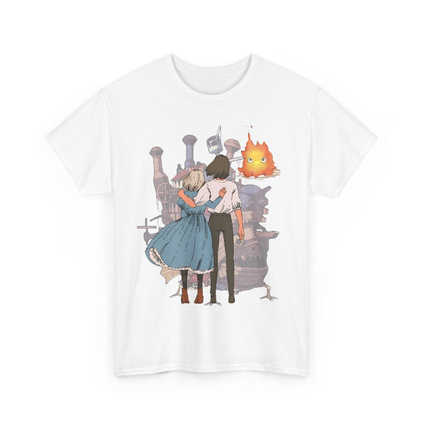 Howl's Moving Castle Love T-Shirt – 100% Cotton Studio Ghibli Anime Tee