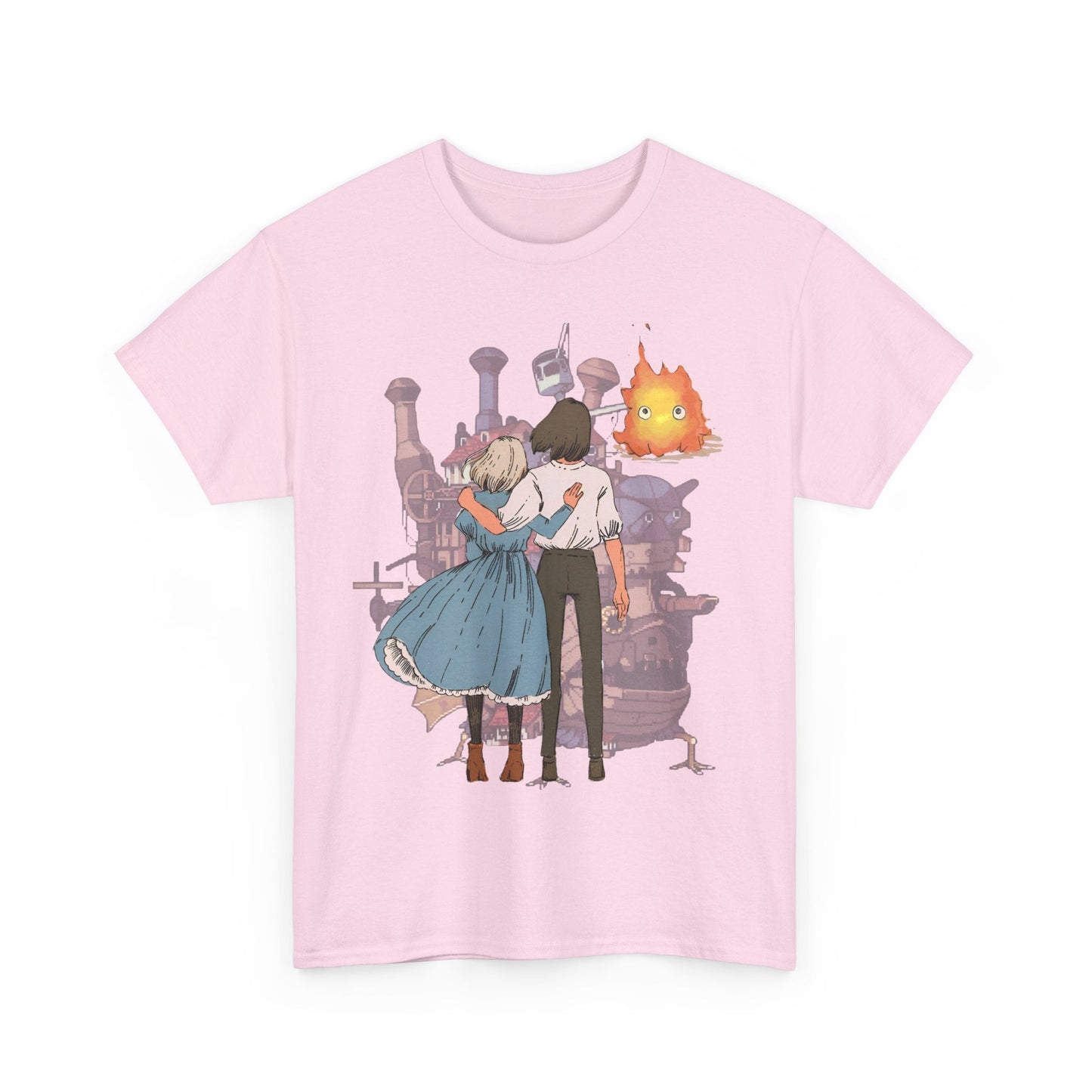 Howl's Moving Castle Love T-Shirt – 100% Cotton Studio Ghibli Anime Tee