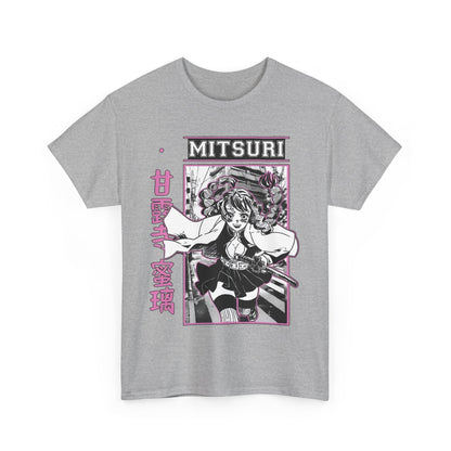 Mitsuri Kanroji T-Shirt – 100% Cotton Demon Slayer Love Hashira Anime Tee