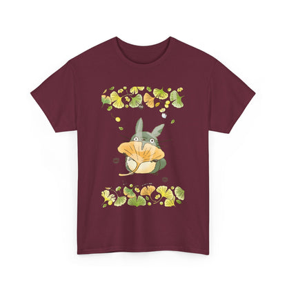 Totoro Flowers Dream T-Shirt – 100% Cotton Gildan 5000 | Studio Ghibli Aesthetic Anime Tee