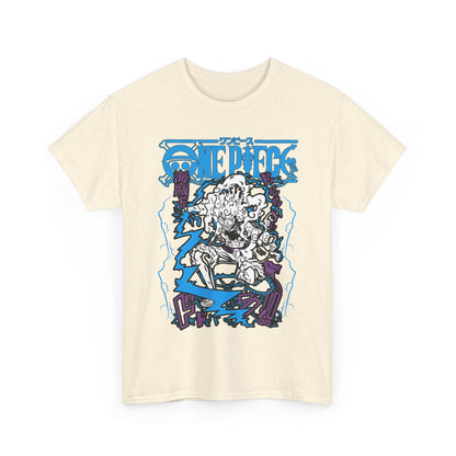Luffy Gear Transformation T-Shirt – 100% Cotton Anime Tee | One Piece Gear 5 Shirt