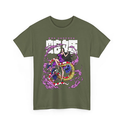 Boa Hancock T-Shirt – 100% Cotton One Piece Anime Tee for Fans