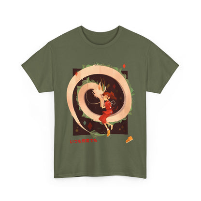 Spirited Away Love T-Shirt – 100% Cotton Studio Ghibli Tee for Anime Fans