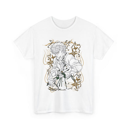 Sanemi Shinazugawa Demon Slayer T-Shirt – 100% Cotton Anime Tee for Demon Slayer Fans